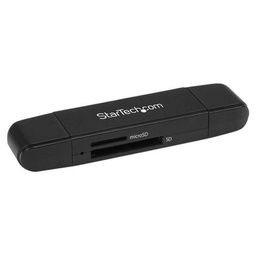 StarTech SD microSD Card Reader - For USB-C and USB-A Enabled Devices SDMSDRWU3AC