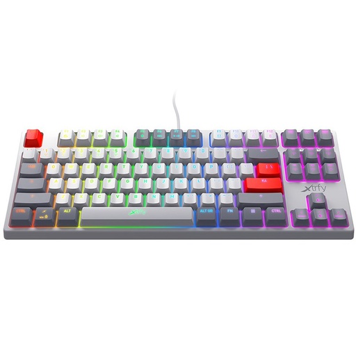 XTRFY K4 TKL RGB Retro Mechanical Gaming Keyboard Red Switch ...