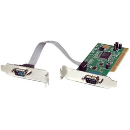 StarTech 2 Port PCI LP RS232 Serial Adapter Card PCI2S550_LP