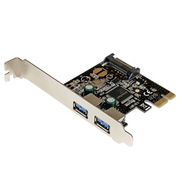 StarTech 2 Port PCIe USB 3.0 Card w/ SATA Power - PEXUSB3S23