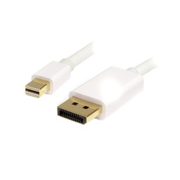 StarTech 3m White Mini DP to DP 1.2 Cable - MDP2DPMM3MW