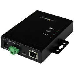 StarTech 2 Port Serial-to-IP Ethernet Device Server - RS232 - Metal NETRS2322P