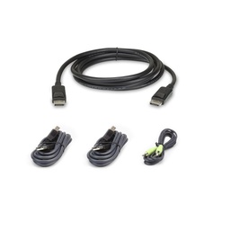 ATEN 2L-7D02UDPX4 1.8M USB DisplayPort Secure KVM Cable Kit 2L-7D02UDPX4