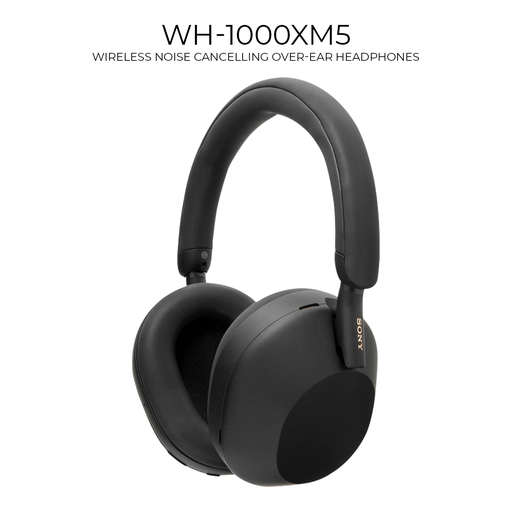 Sony WH-1000XM5 Premium Noise Cancelling Wireless Over-Ear Headphones ...