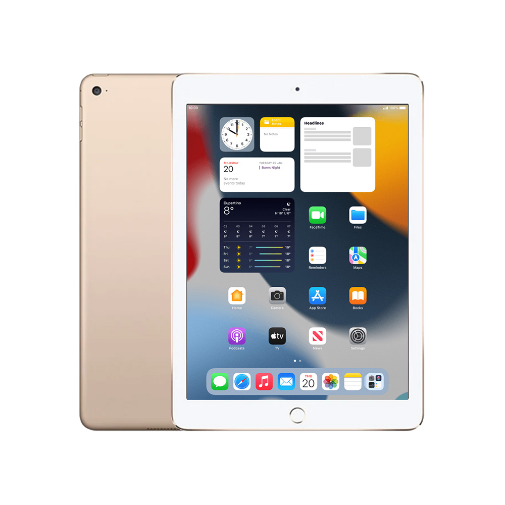Refurbished] Apple iPad Air 2 [128GB, Wi-Fi] - Gold (C Grade