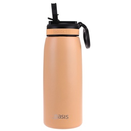 OASIS STAINLESS STEEL DOUBLE WALL INSULATED SMOOTHIE TUMBLER W/ STRAW 500ML