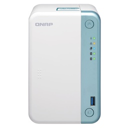 QNAP TS-251D-2G 2-Bay Diskless NAS Celeron J4005 Dual-Core 2.0GHz CPU 2GB RAM TS-251D-2G
