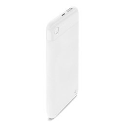 Belkin Boost Charge 5,000 mAh Power Bank with Lightning Connector - White F7U045BTWHT