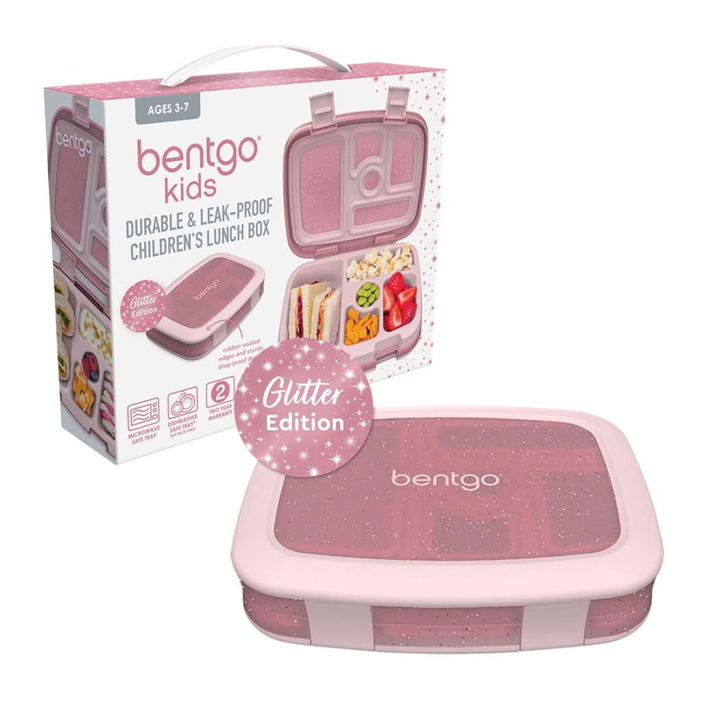 Bentgo Kids' Lunch Bag - Pink Glitter