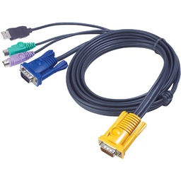 ATEN 2L-5302UP PS/2 and USB KVM Cable - 1.8m 2L-5302UP
