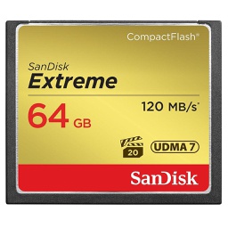 SanDisk SDCFXSB-064G-G46 - 64GB CF Compact Flash Extreme 120MB/s R85