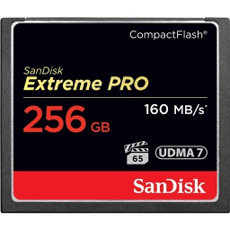 SanDisk SDCFXPS-256G-X46 - 256GB CF Compact Flash Extreme Pro S 160MB/s