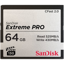 SanDisk SDCFSP-064G - 64GB CF Compact Flash Extreme Pro CFast 2.0 515MB/s