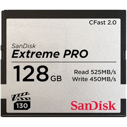 SanDisk SDCFSP-128G - 128GB CF Compact Flash Extreme Pro CFast 2.0 525MB/s