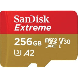 Sandisk SDSQXA1-256G-GN6MA - 256GB Micro SDXC Extreme 160MB/s A2 V30 Class 10