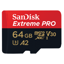 Sandisk 64GB Micro SDXC Extreme Pro V30 A2 170MB/s