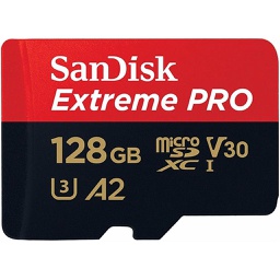 Sandisk SDSQXCY-128G-GN6MA - 128GB Micro SDXC Extreme Pro V30 A2 170MB/s