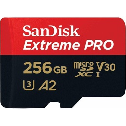 Sandisk SDSQXCZ-256G-GN6MA - 256GB Micro SDXC Extreme Pro 170MB/s A2 V30