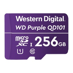 Western Digital WD Purple QD101 256GB Micro SDXC Memory Card WDD256G1P0C