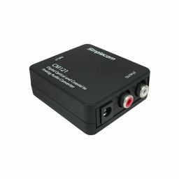 Simplecom CM121 Digital Optical Toslink/Coaxial to Analog RCA Audio Converter