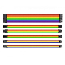 Thermaltake TtMod Sleeved PSU Extension Cable Rainbow AC-049-CNONAN-A1