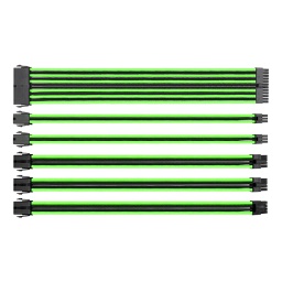 Thermaltake TtMod Sleeved PSU Extension Cable Green/Black AC-034-CN1NAN-A1
