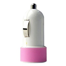 Huntkey Compact Car Charger For Ipad & Smart Phone 5v 2.1a With Mfi Cable_pink MOBHUNCARCB-PNK