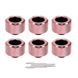Thermaltake Pacific G1/4 PETG Tube 16mm OD Compression - Rose Gold (6 Pack) CL-W266-CU00RG-B