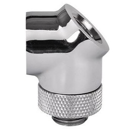 Thermaltake Pacific G1/4 45 Degree Adapter - Chrome CL-W051-CU00SL-A