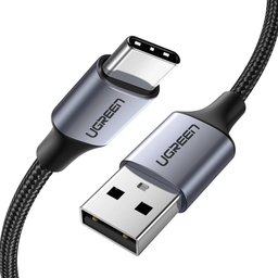 UGREEN USB-A to USB-C Cable 2m (Aluminium case, Black) - 60128