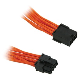 Bitfenix Sleeved 45cm Orange 8 Pin VGA Extend Cable BFA-MSC-8PEG45OK-RP